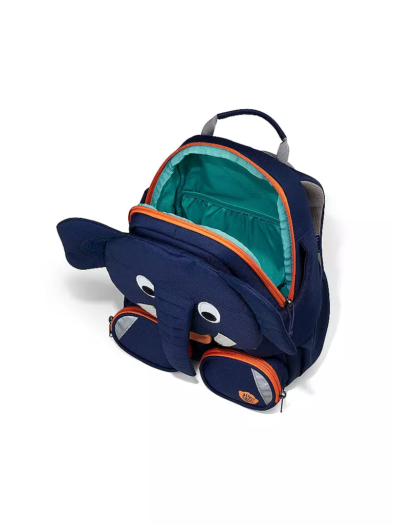 AFFENZAHN | Kinder Rucksack Große Freunde - Elefant | grün