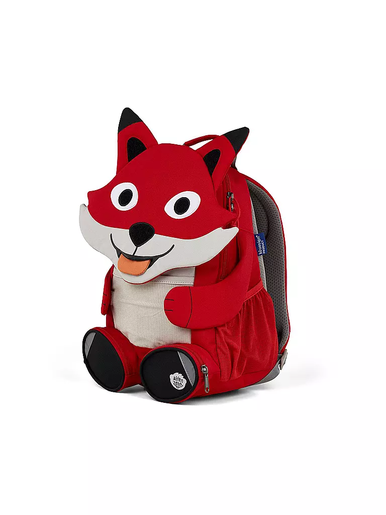 AFFENZAHN | Kinder Rucksack Große Freunde - Fuchs | rot