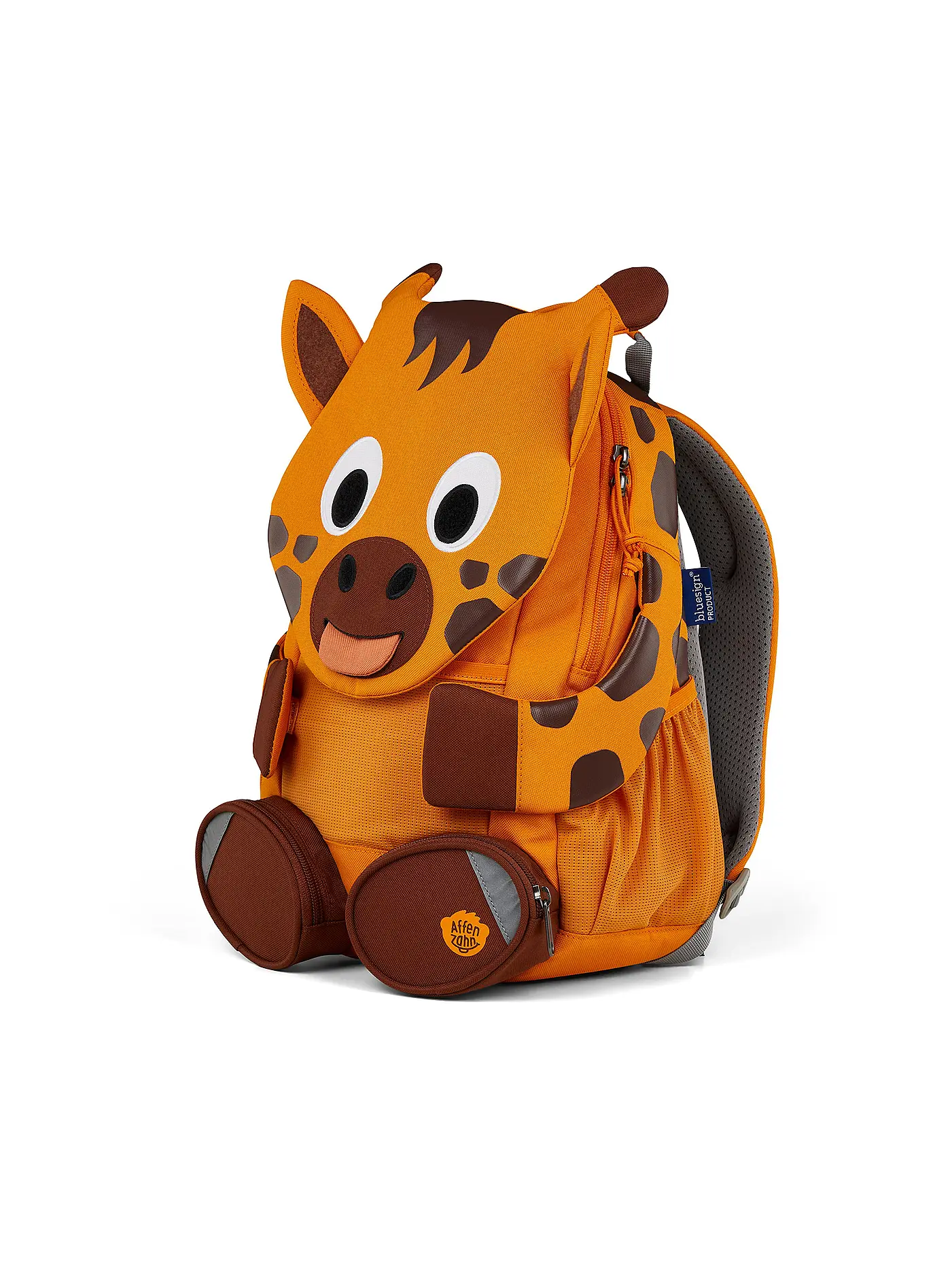 AFFENZAHN | Kinder Rucksack Große Freunde - Giraffe | orange