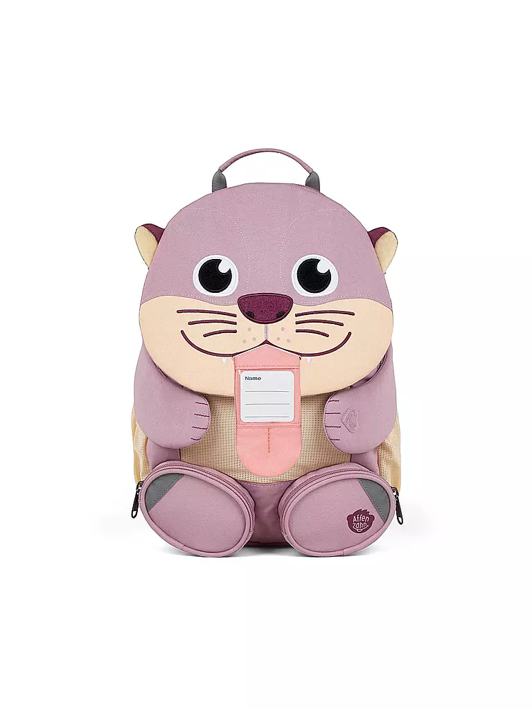 AFFENZAHN | Kinder Rucksack Große Freunde - Otter | lila