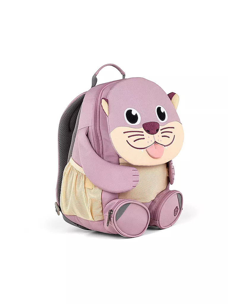 AFFENZAHN | Kinder Rucksack Große Freunde - Otter | lila
