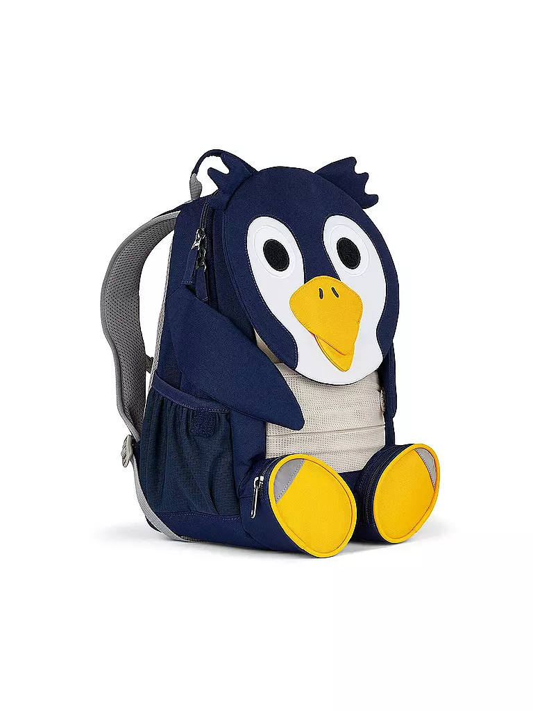 AFFENZAHN | Kinder Rucksack Große Freunde - Pinguin | dunkelblau