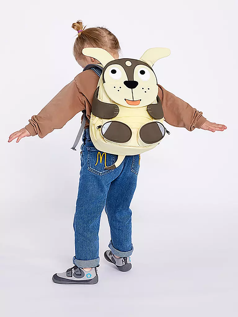 AFFENZAHN | Kinder Rucksack Große Freunde - Tonie Hund | creme