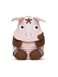 AFFENZAHN | Kinder Rucksack Große Freunde - Nashorn | rosa