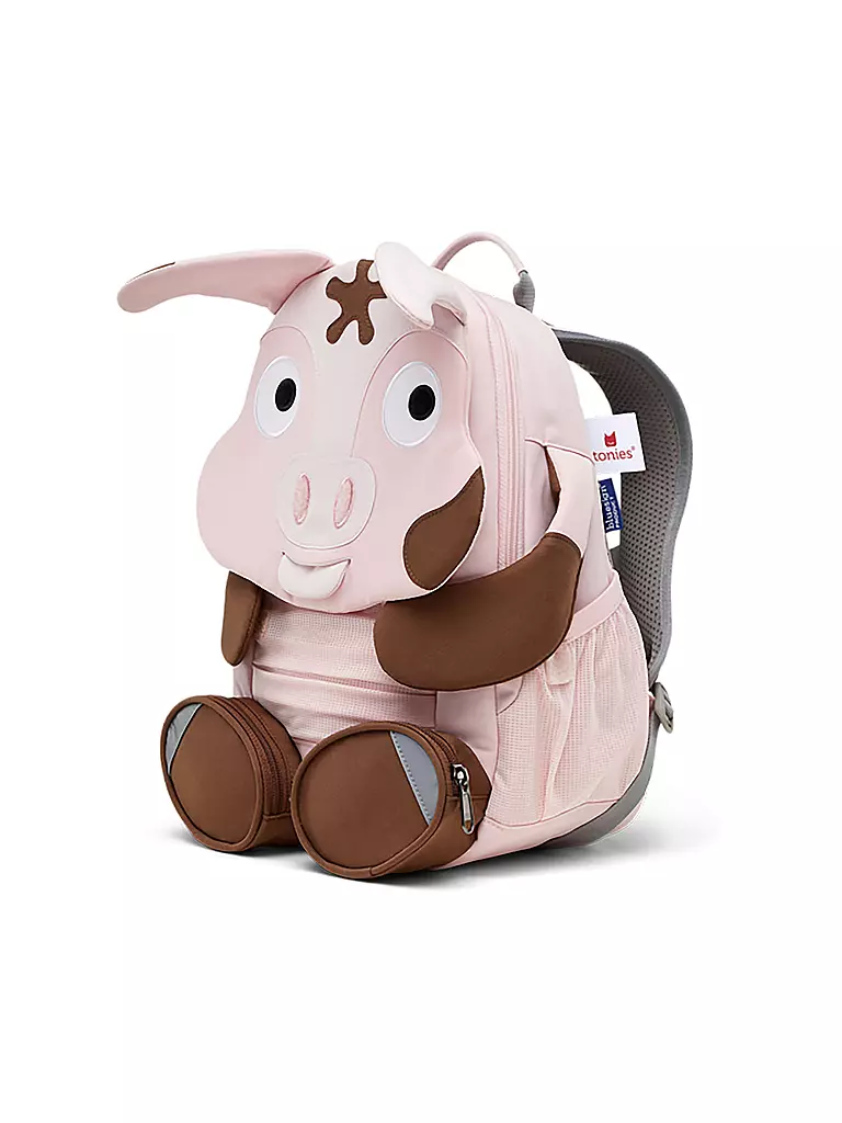 AFFENZAHN | Kinder Rucksack Große Freunde - Tonie Schwein | rosa