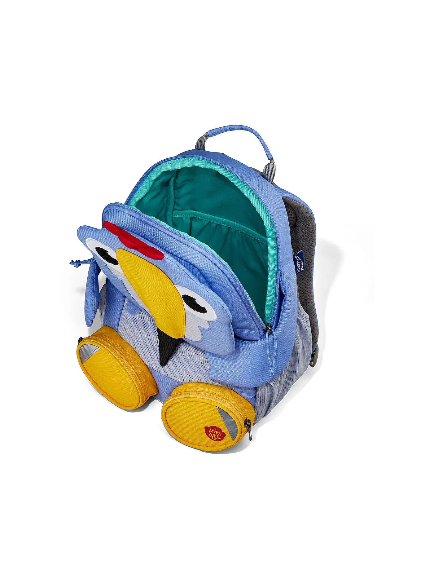 AFFENZAHN | Kinder Rucksack Große Freunde - Tukan | blau