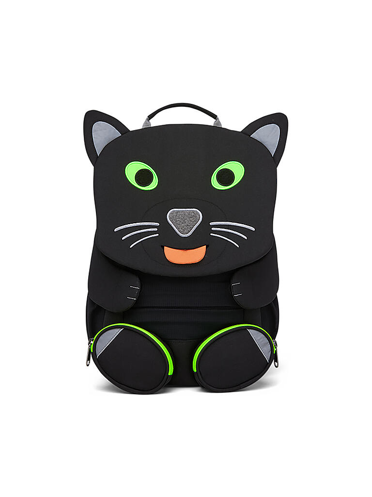 AFFENZAHN | Kinder Rucksack Große Freunde Black Panther | schwarz