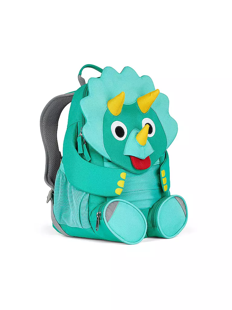 AFFENZAHN | Kinder Rucksack Großer Freund -  Dinosaurier | grün