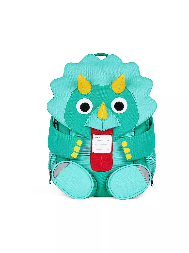 AFFENZAHN | Kinder Rucksack Großer Freund -  Dinosaurier | grün