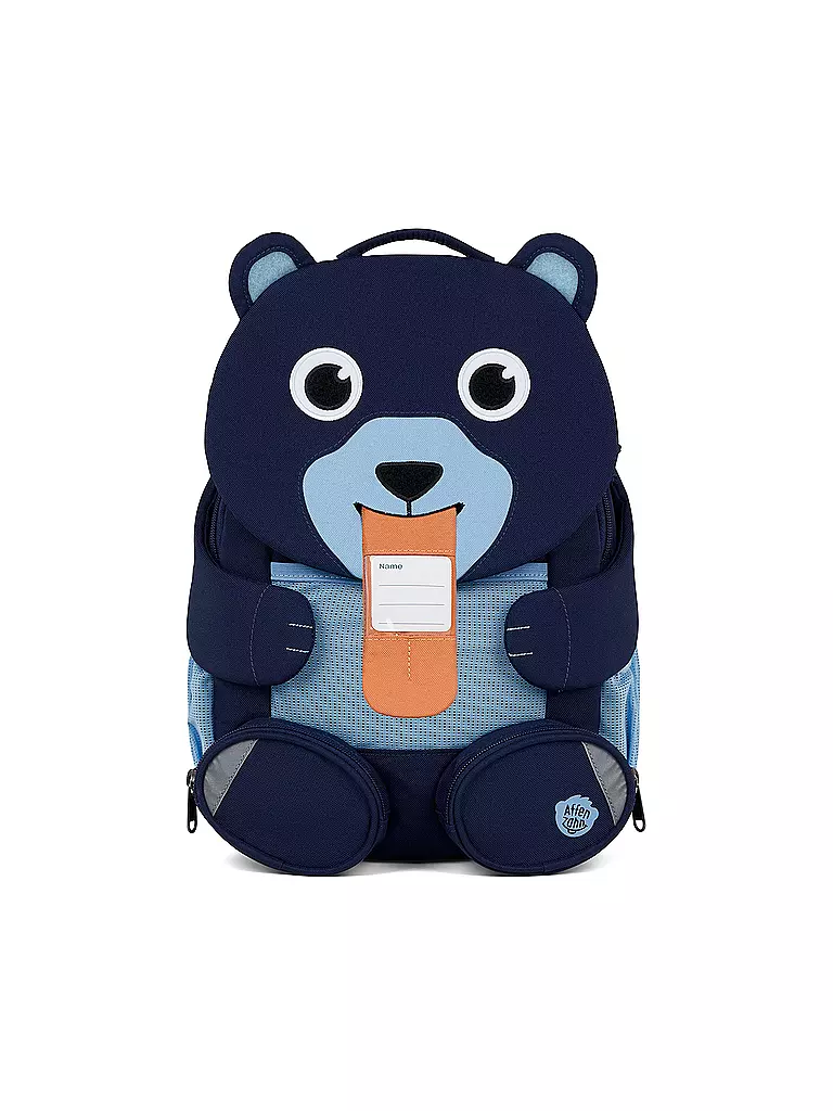 AFFENZAHN | Kinder Rucksack Großer Freund - Baer | grün