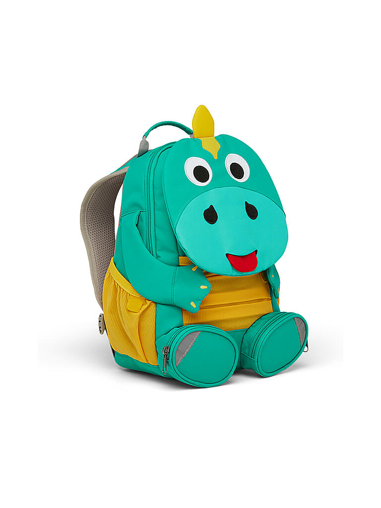 AFFENZAHN | Kinder Rucksack Großer Freund - Dinosaurier | tuerkis