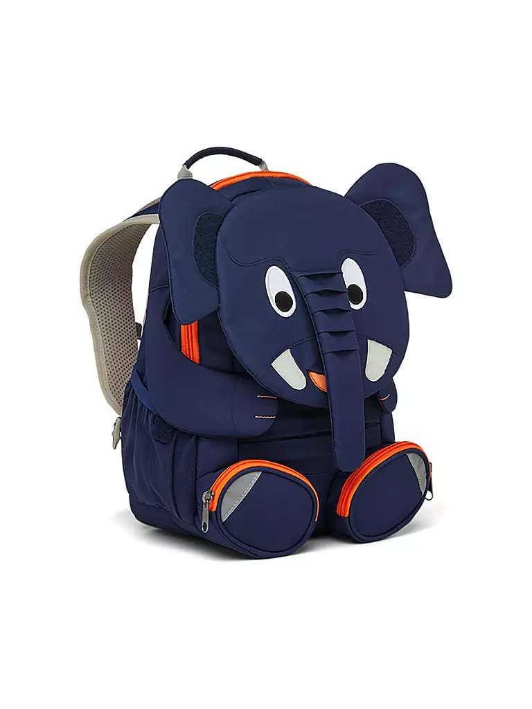 AFFENZAHN | Kinder Rucksack Großer Freund - Elefant | blau