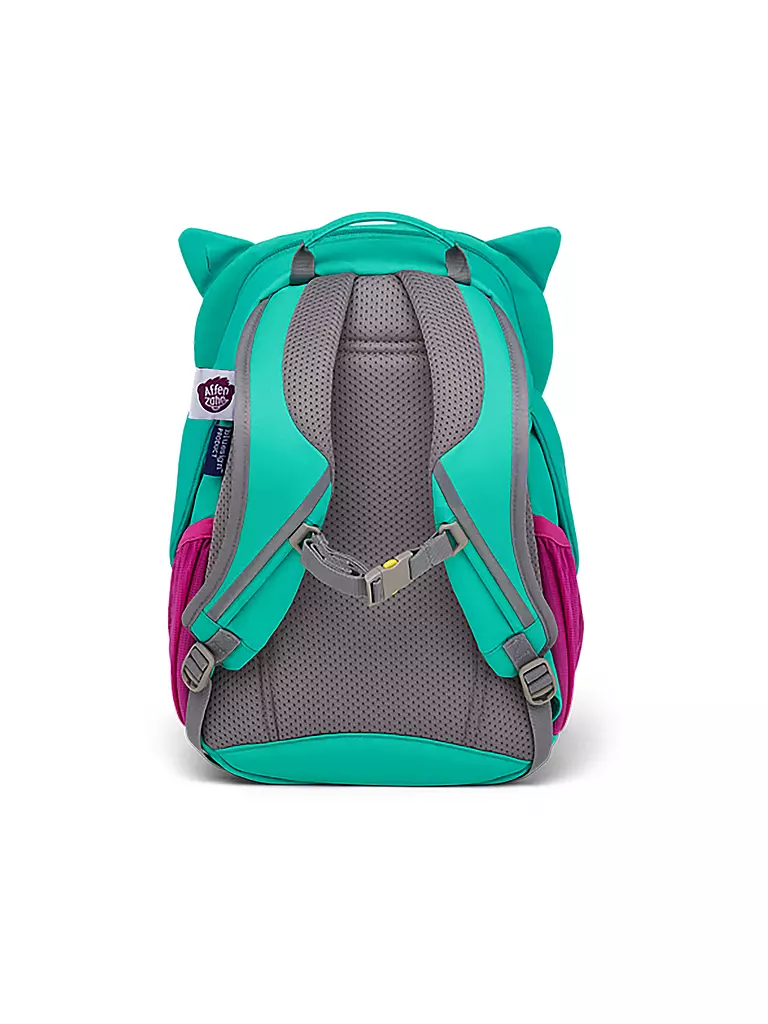 AFFENZAHN | Kinder Rucksack Großer Freund - Eule | blau