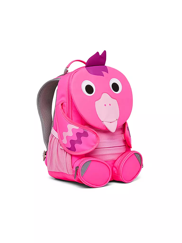 AFFENZAHN | Kinder Rucksack Großer Freund - Flamingo | pink