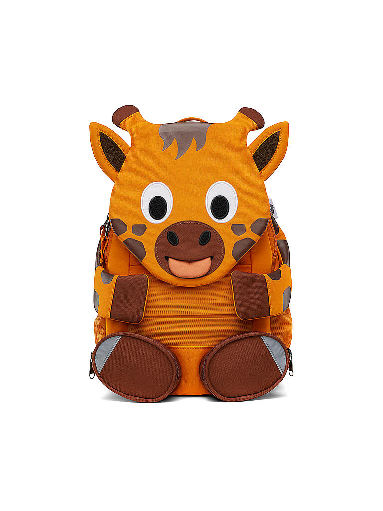 AFFENZAHN | Kinder Rucksack Großer Freund - Giraffe | gelb