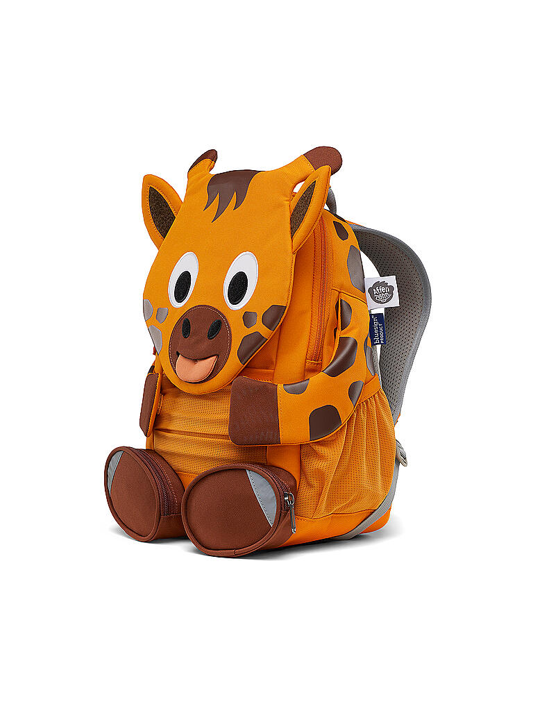 AFFENZAHN | Kinder Rucksack Großer Freund - Giraffe | gelb