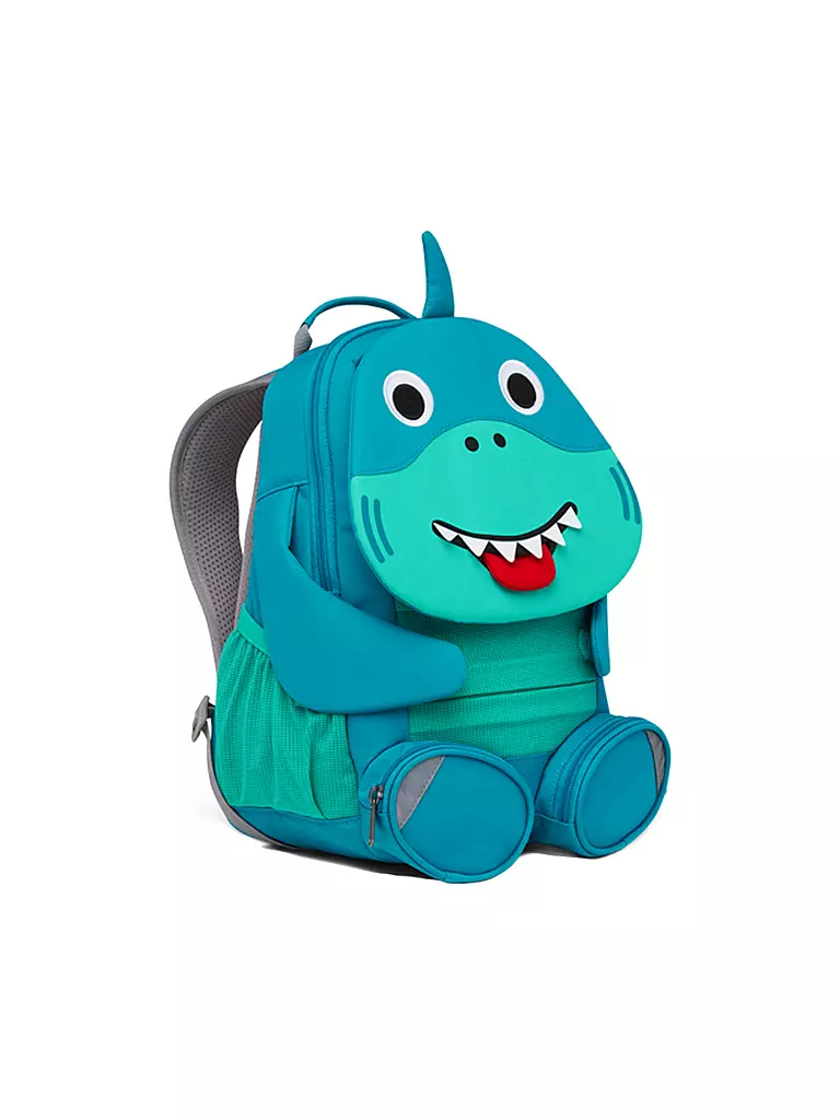 AFFENZAHN | Kinder Rucksack Großer Freund - Hai | blau