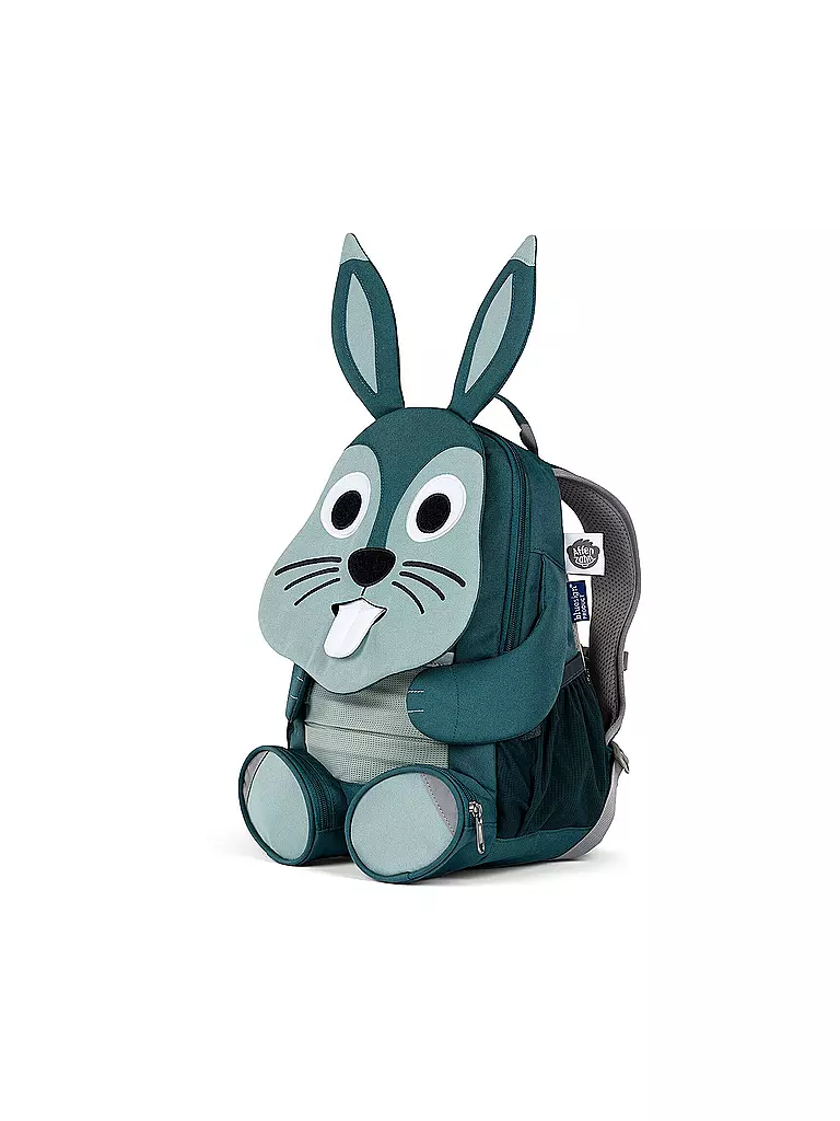 AFFENZAHN | Kinder Rucksack Großer Freund - Hase | blau