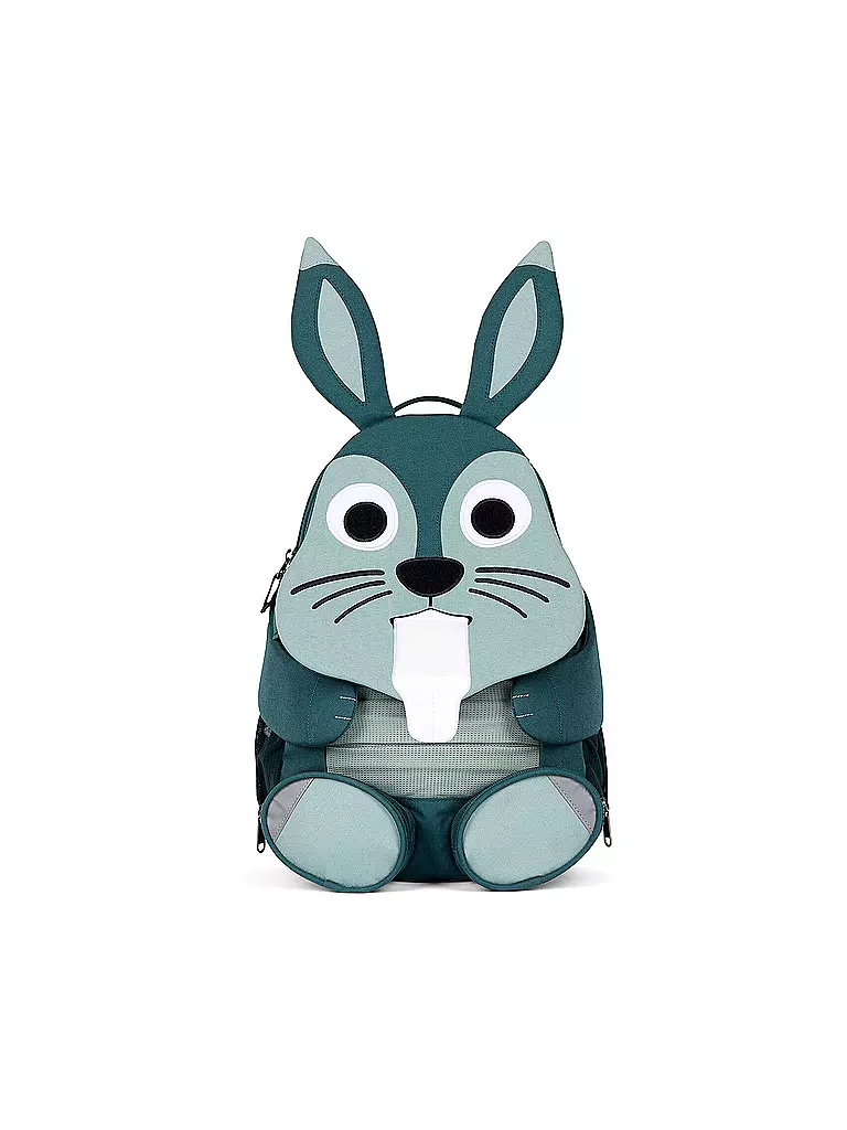 AFFENZAHN | Kinder Rucksack Großer Freund - Hase | blau