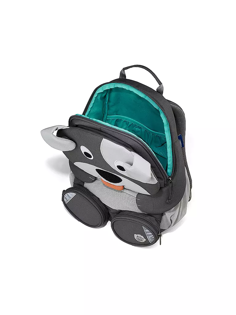 AFFENZAHN | Kinder Rucksack Großer Freund - Hund | grün