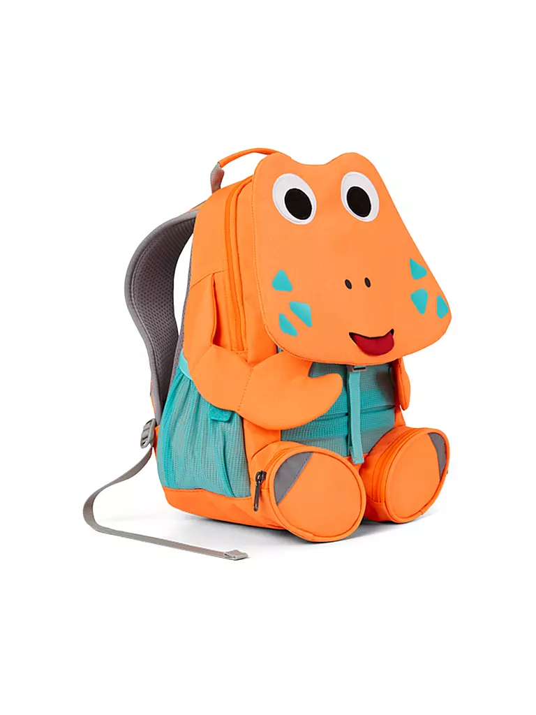 AFFENZAHN | Kinder Rucksack Großer Freund - Krabbe | orange