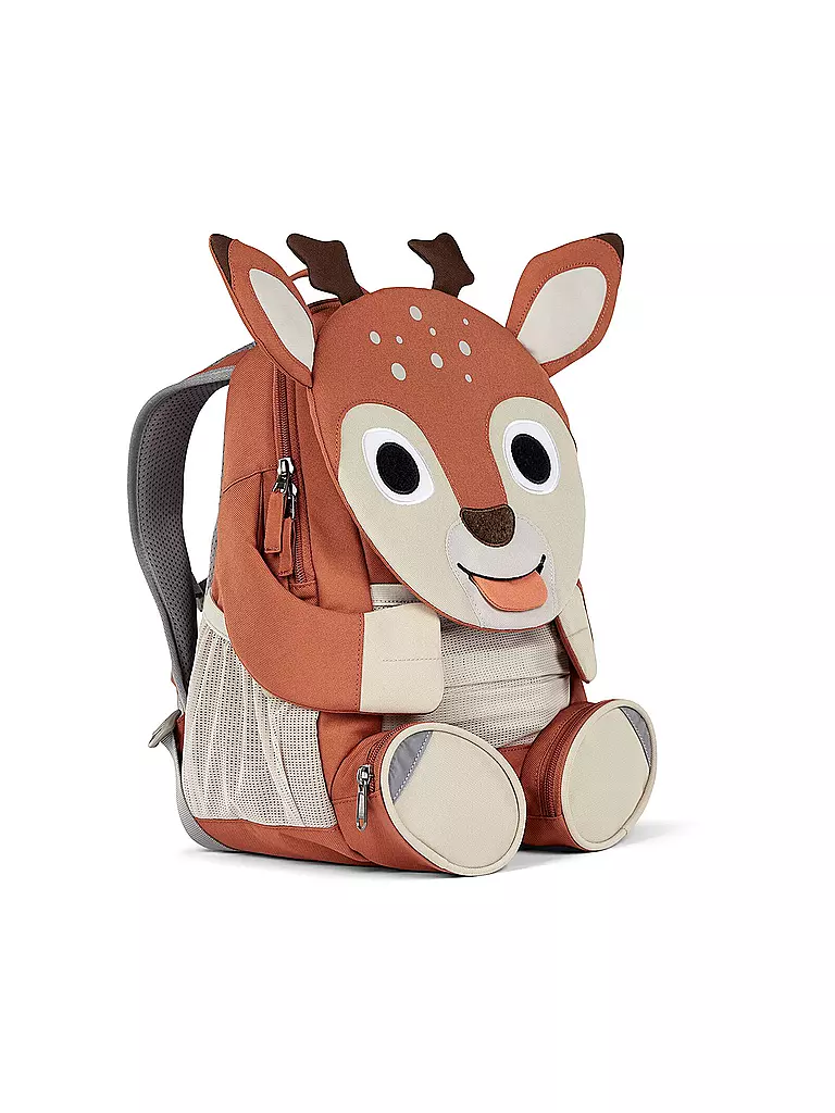 AFFENZAHN | Kinder Rucksack Großer Freund - Reh | hellbraun