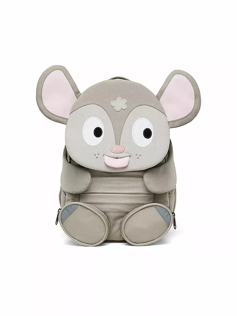 AFFENZAHN | Kinder Rucksack Großer Freund - Tonie Maus | grau