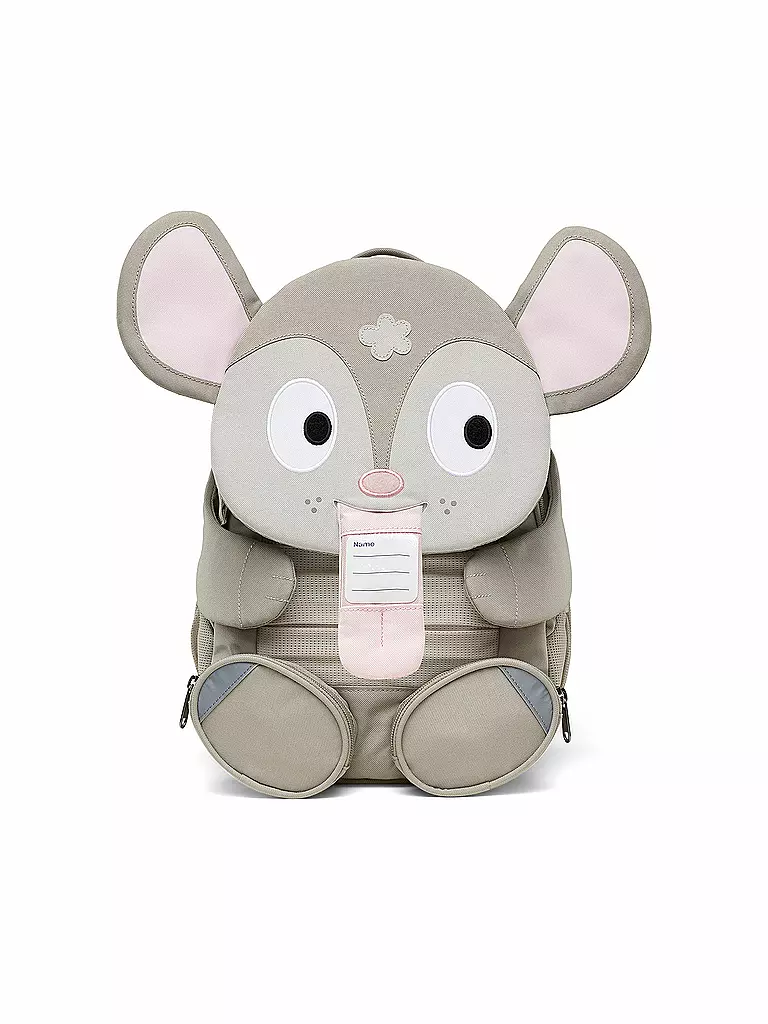 AFFENZAHN | Kinder Rucksack Großer Freund - Tonie Maus | grau
