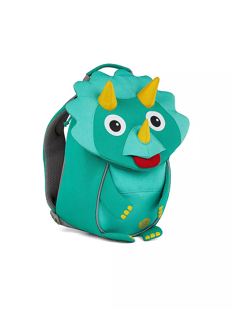 AFFENZAHN | Kinder Rucksack Kleine Freunde - Dinosaurier | grün