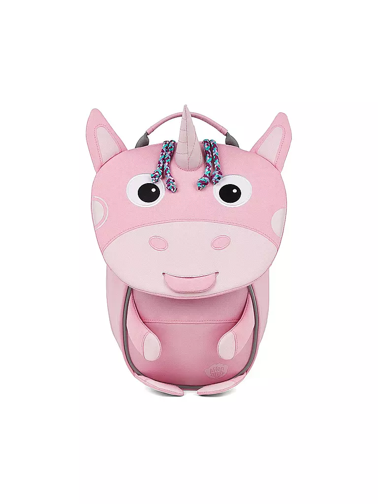 AFFENZAHN | Kinder Rucksack Kleine Freunde - Einhorn | rosa