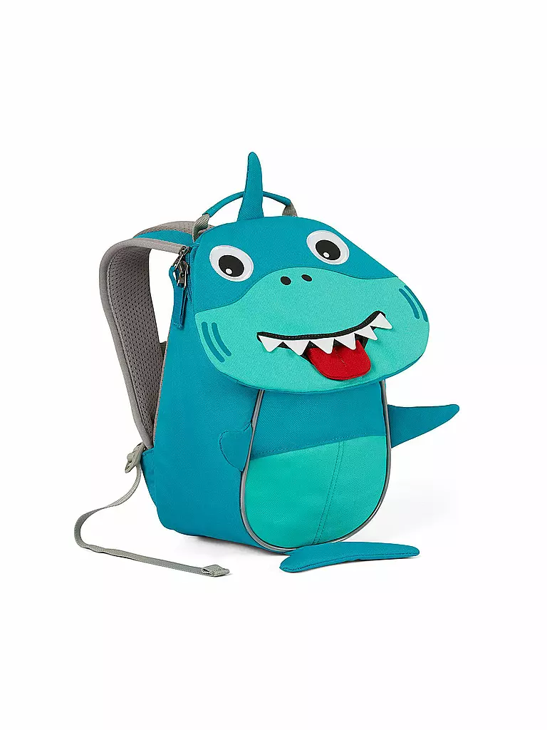 AFFENZAHN | Kinder Rucksack Kleine Freunde - Hai | blau