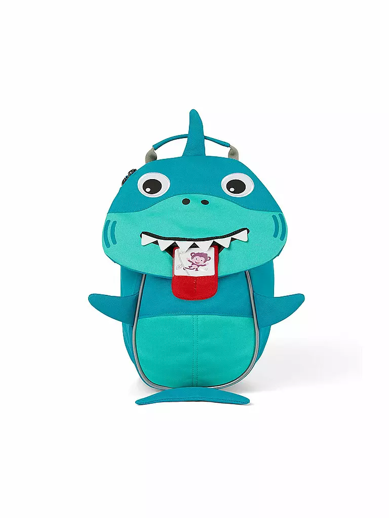 AFFENZAHN | Kinder Rucksack Kleine Freunde - Hai | blau