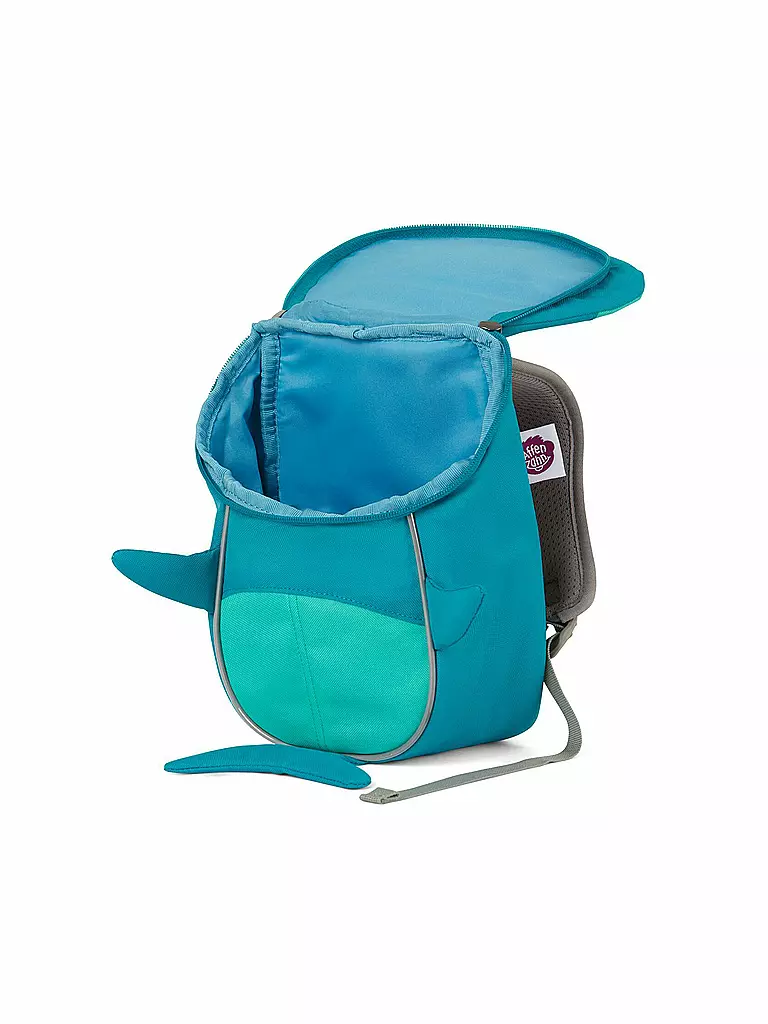 AFFENZAHN | Kinder Rucksack Kleine Freunde - Hai | blau