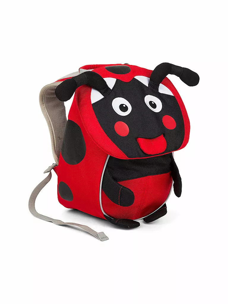 AFFENZAHN | Kinder Rucksack Kleine Freunde - Maja Marienkäfer | blau
