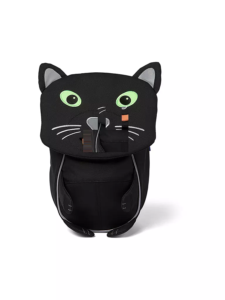 AFFENZAHN | Kinder Rucksack Kleine Freunde - Panther | schwarz