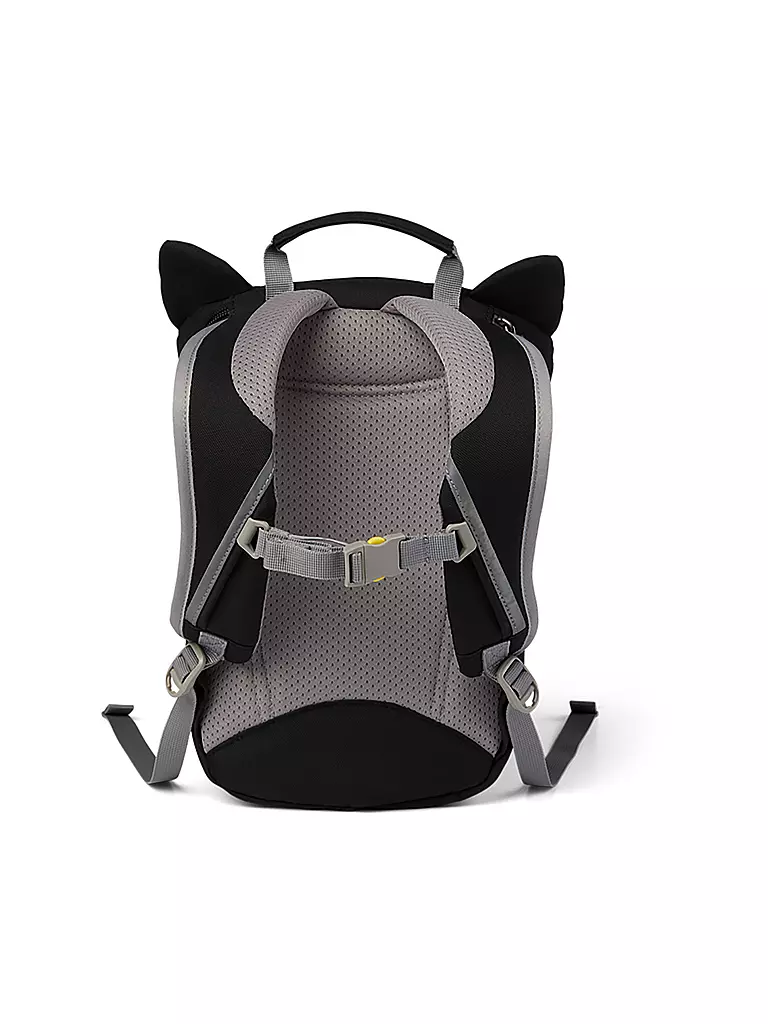 AFFENZAHN | Kinder Rucksack Kleine Freunde - Panther | schwarz