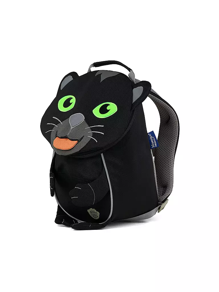 AFFENZAHN | Kinder Rucksack Kleine Freunde - Panther | schwarz