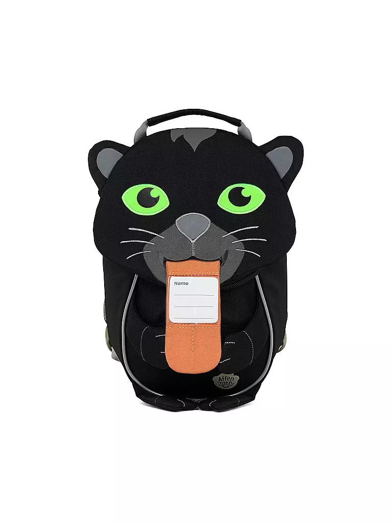 AFFENZAHN | Kinder Rucksack Kleine Freunde - Panther | schwarz
