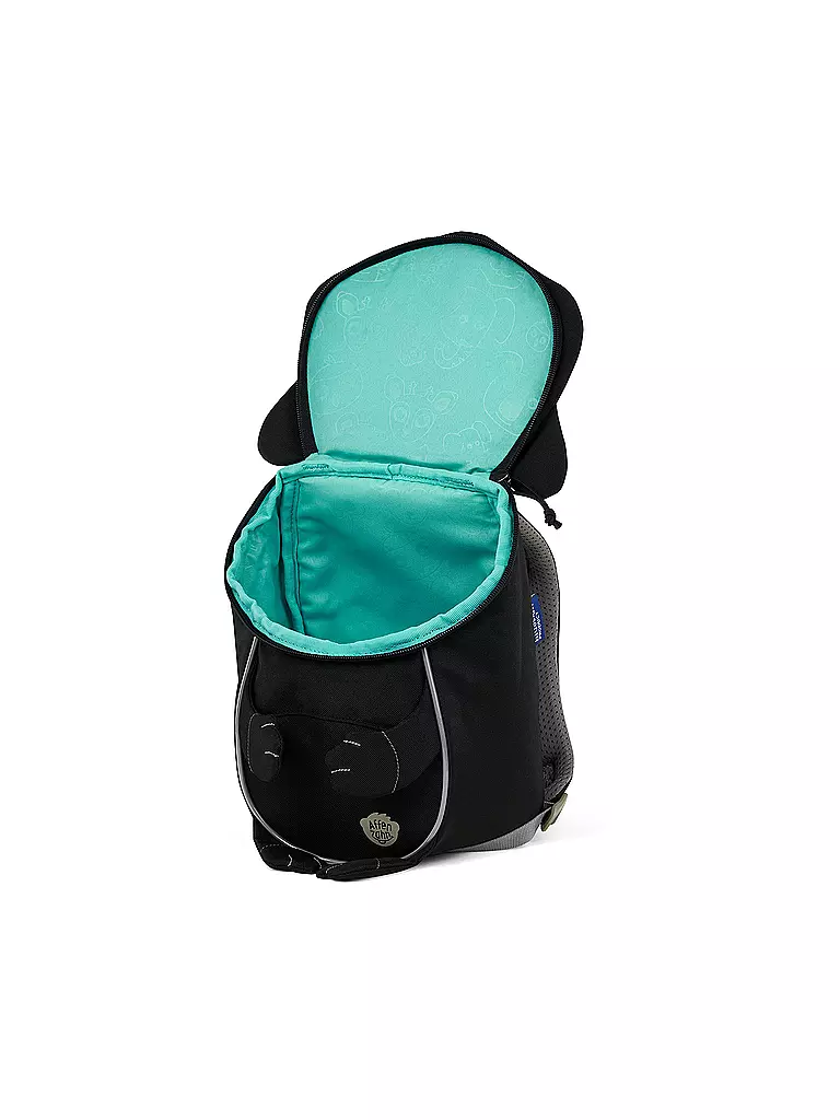 AFFENZAHN | Kinder Rucksack Kleine Freunde - Panther | dunkelgrün