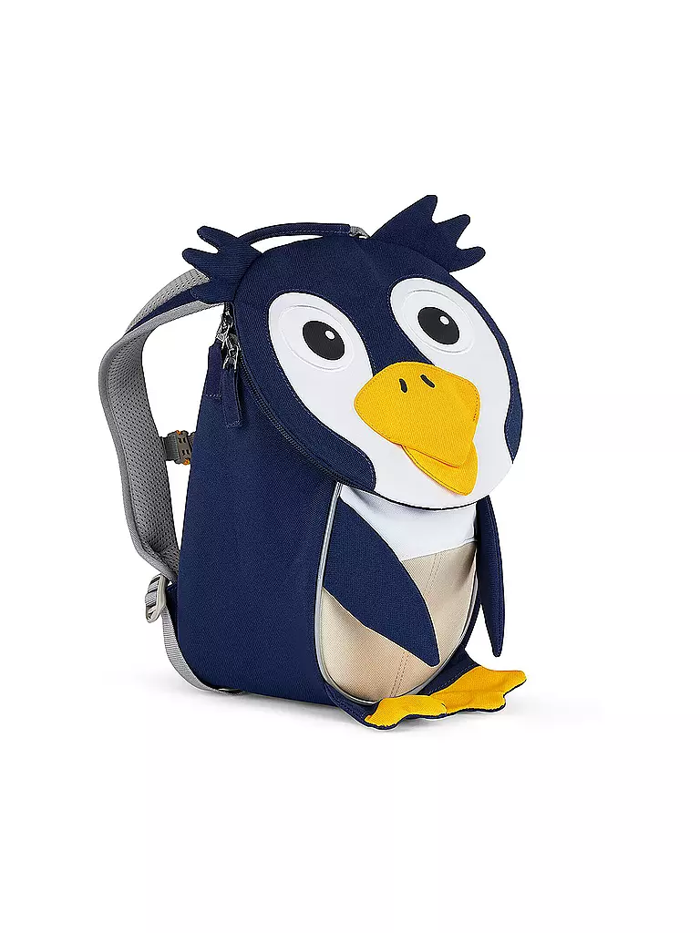 AFFENZAHN | Kinder Rucksack Kleine Freunde - Pinguin | dunkelblau