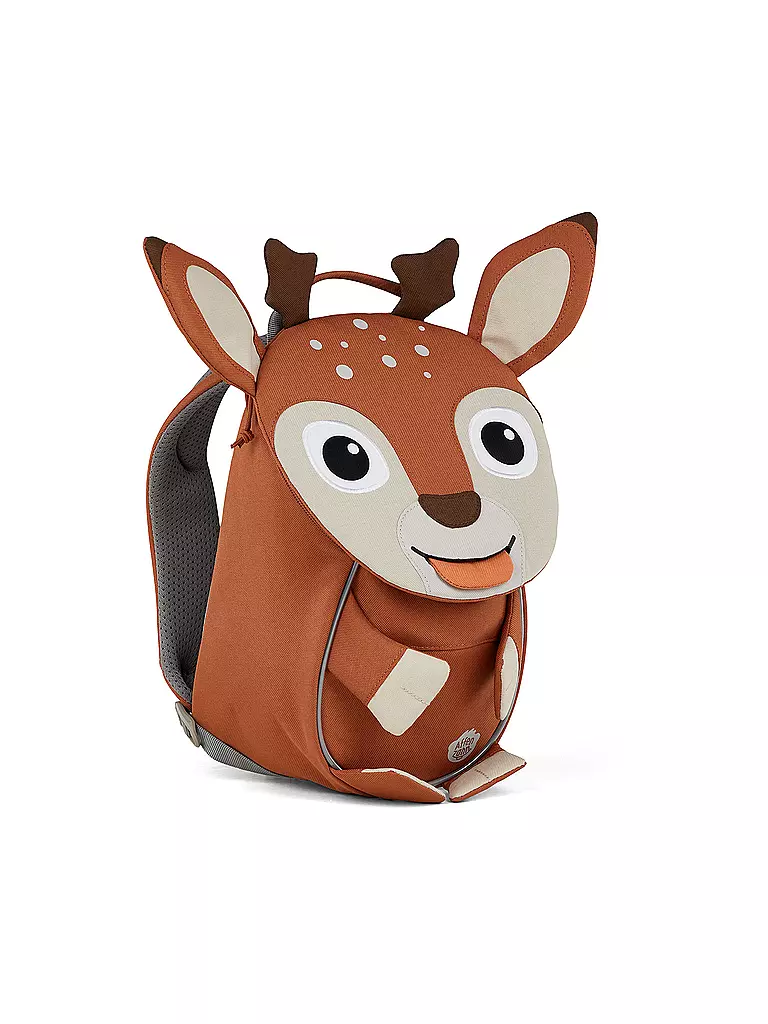 AFFENZAHN | Kinder Rucksack Kleine Freunde - Reh | braun