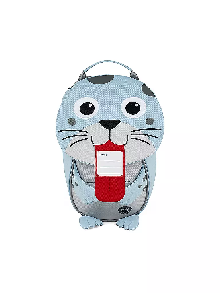 AFFENZAHN | Kinder Rucksack Kleine Freunde - Robbe | grün