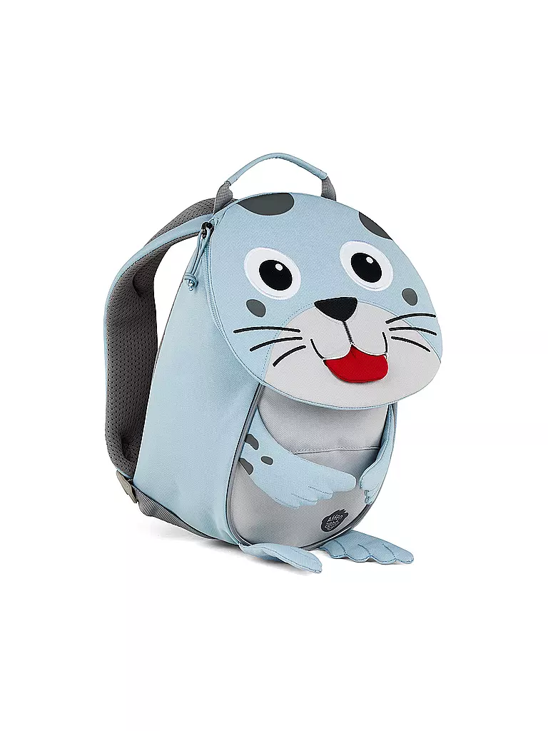 AFFENZAHN | Kinder Rucksack Kleine Freunde - Robbe | grün