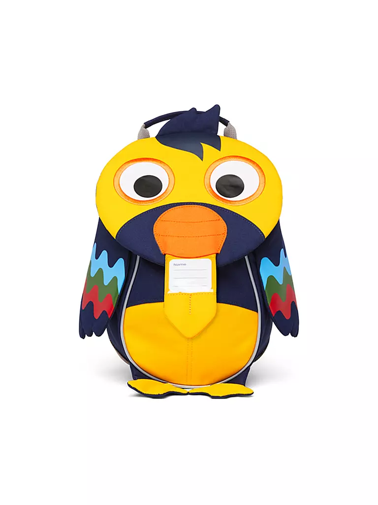 AFFENZAHN | Kinder Rucksack Kleine Freunde - Toucan | gelb