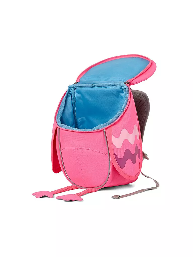 AFFENZAHN | Kinder Rucksack Kleine Freunde Neon - Flamingo | pink