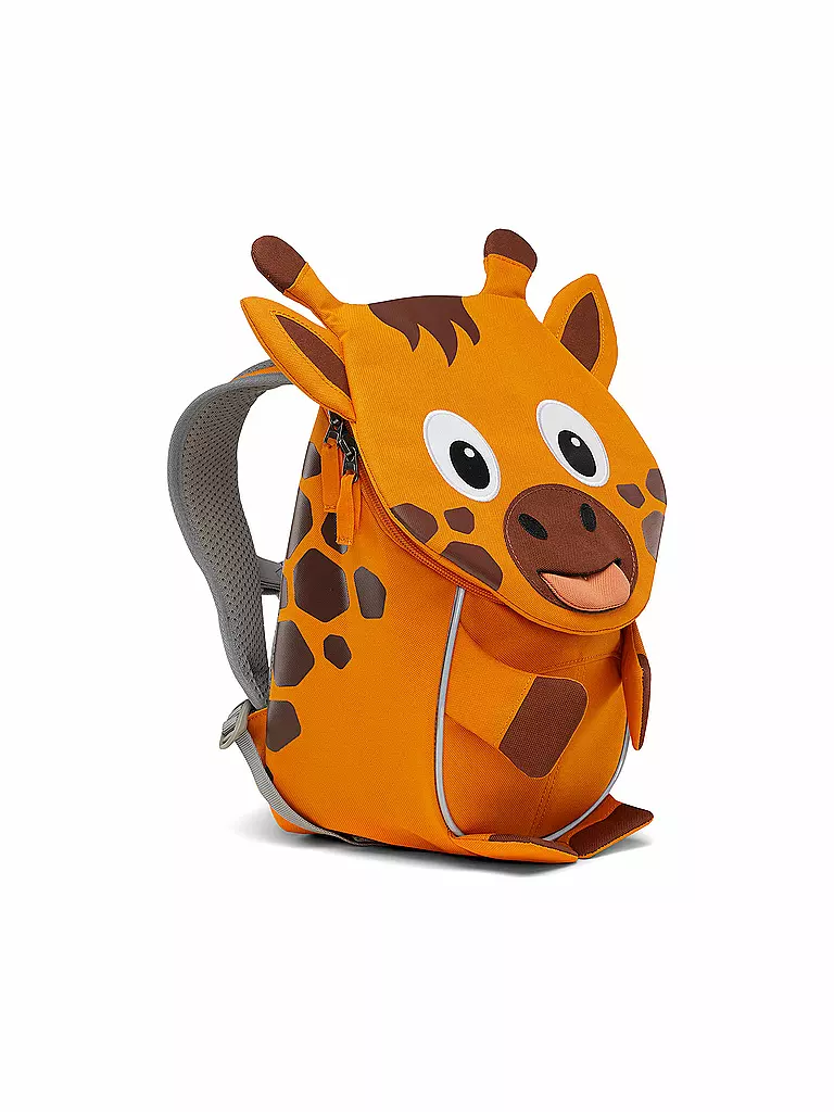 AFFENZAHN | Kinder Rucksack Kleiner Freund - Giraffe | orange