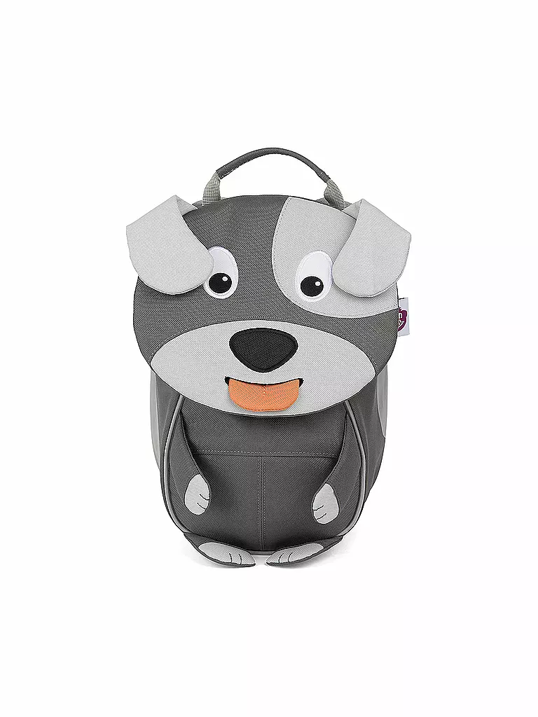 AFFENZAHN | Kinder Rucksack Kleiner Freund - Hund | grau