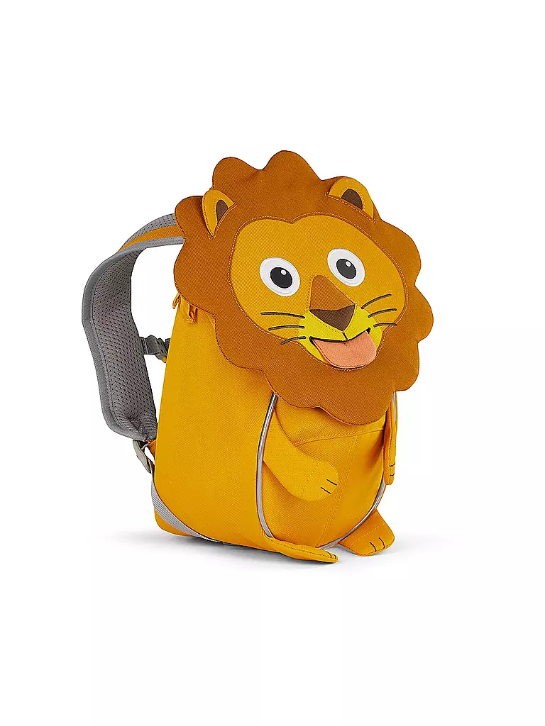 AFFENZAHN | Kinder Rucksack Kleiner Freund - Löwe | blau