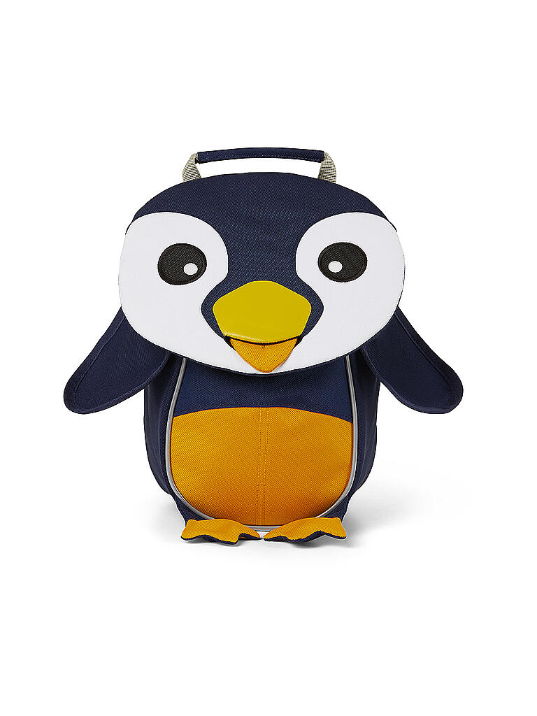 AFFENZAHN | Kinder Rucksack Kleiner Freund - Pinguin | dunkelblau