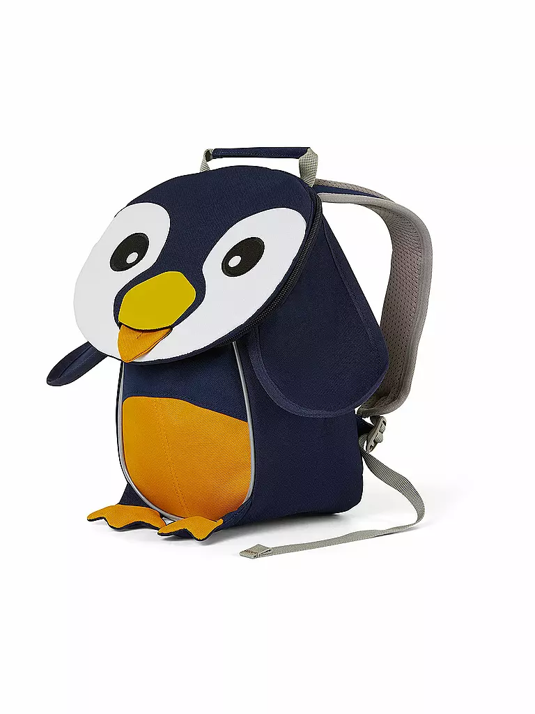 AFFENZAHN | Kinder Rucksack Kleiner Freund - Pinguin | dunkelblau